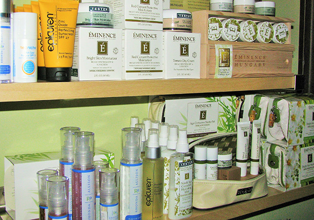 Products on shelf